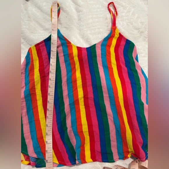 Show Me Your Mumu Striped Rainbow Sarah swing Tank Top - Picture 6 of 8